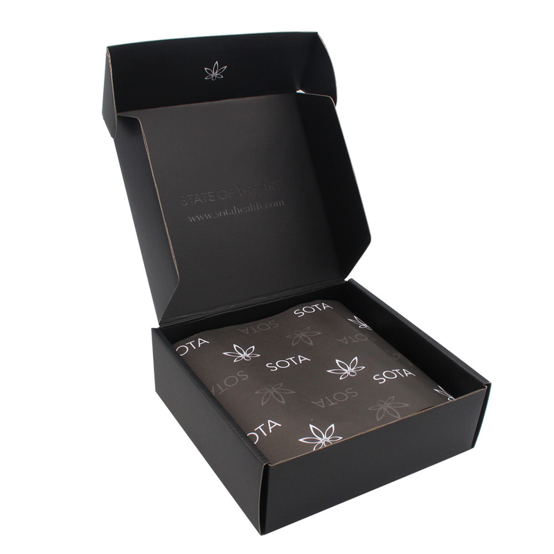Custom Logo Glassy Lamination Chothes Abaya Box Packaging Shipping Boxes For Abaya Brand