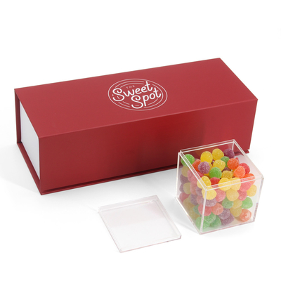Custom Empty Christmas Baby Shower Gummy Candy Boxes Sweet Wedding Favors Gift Box For Guest