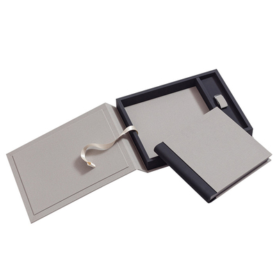 Custom Logo Empty Cardboard Journal Planner Book Notebook Gift Packaging Box