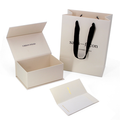 Luxury Rigid Custom Logo Paper Packaging Gift Box And Bag