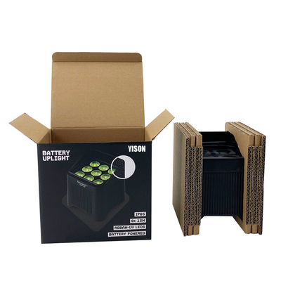 Custom Logo Corrugated Carton LED Battery Light Packaging Box