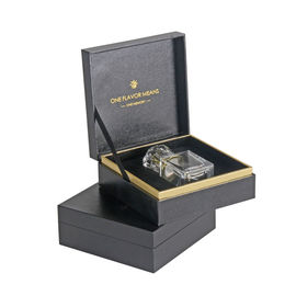 Custom Luxury Paper Gift Box For Perfume With Gold Stamping Logo